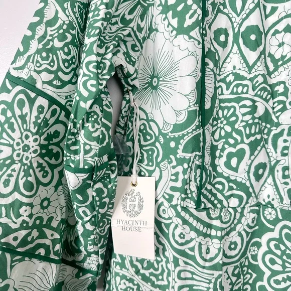HYACINTH HOUSE Green and White Floral Hillsborough Midi Dress - www.jkreigsman.com HYACINTH HOUSE Green and White Floral Hillsborough Midi Dress - www.jkreigsman.com